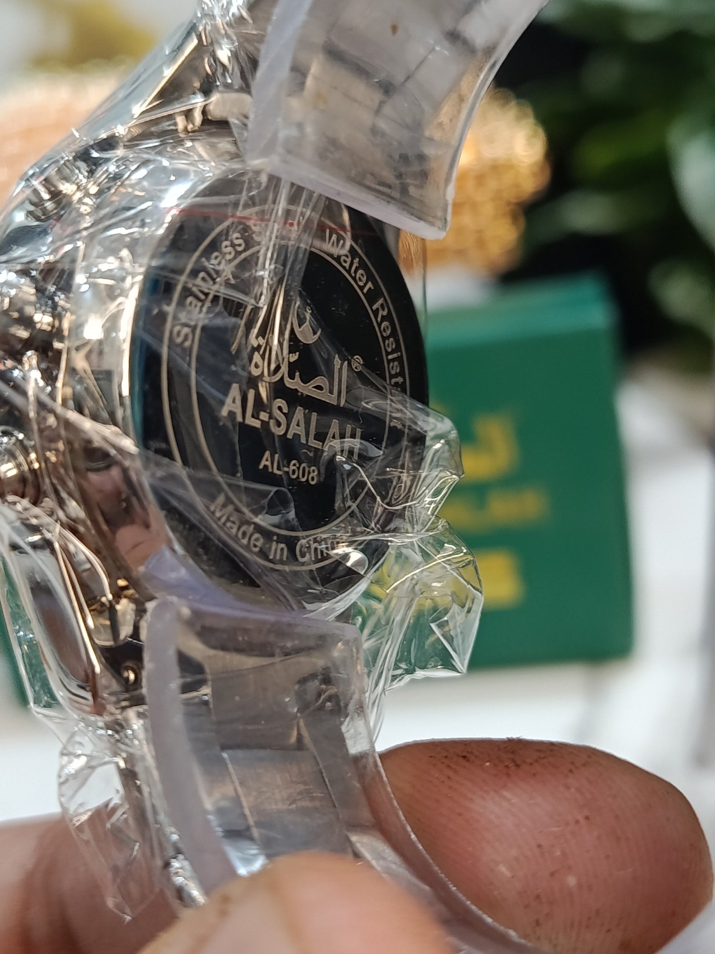 Al Salah 508 Silver Dual Time Men's Watch