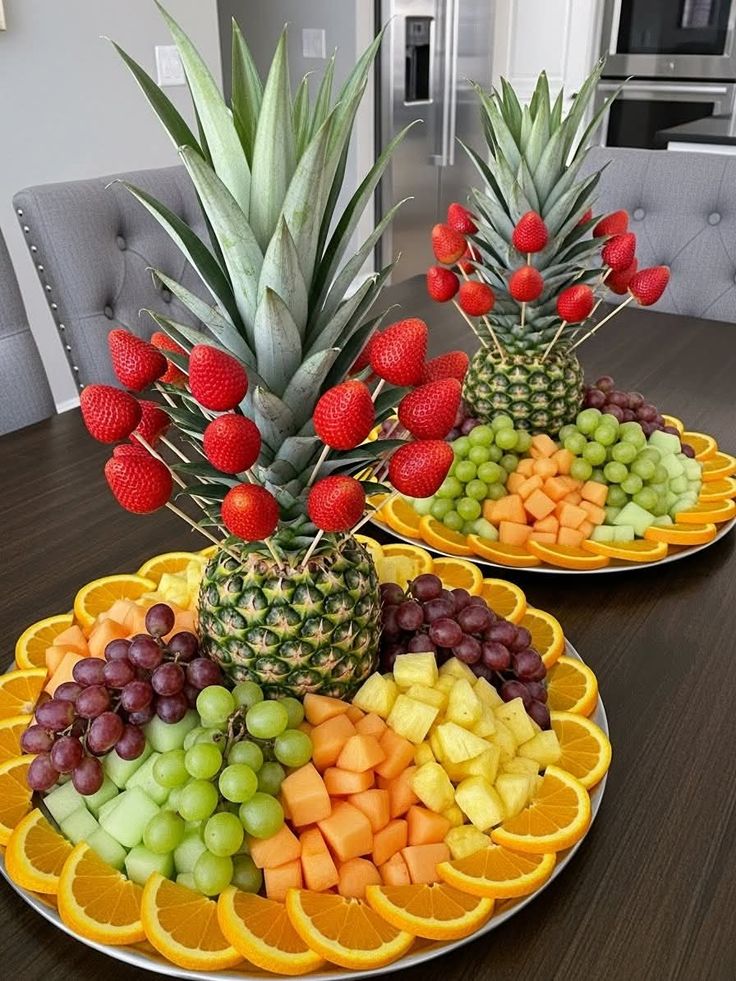 Rotating Acrylic Table Fruit Stand