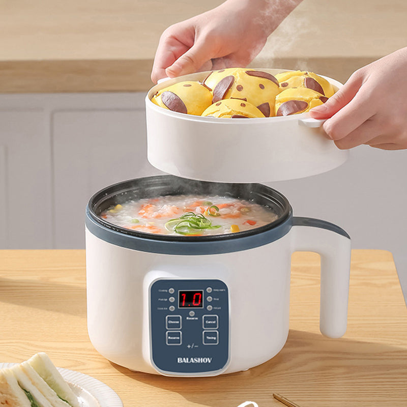 1.7L Electric Rice Cooker Double Layer 220V – Non-Stick Smart Multi Cooker & Steamer for Home Use